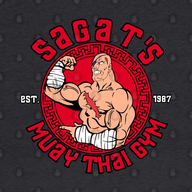 Sagat's Muay Thai Gym by carloj1956